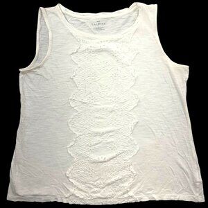 Talbots White Tank Top
